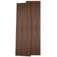 thumbnail image 4 of Art3dwallpanel 2PCS 95.7''x24'' Wood Slat Acoustic Panels, MDF 3D Decorative Wall Paneling,Walnut,31.9 sq.ft., 4 of 9