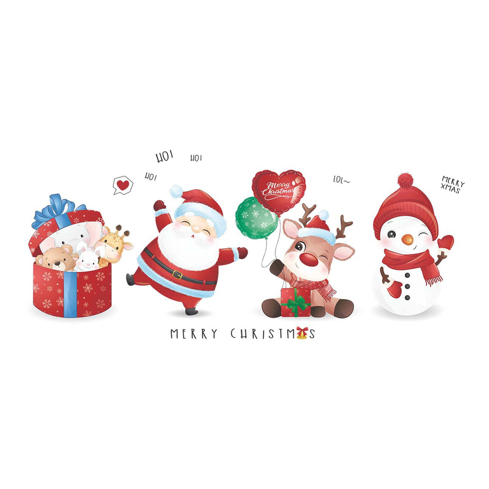 Santa Claus Snowman Merry Christmas Debit Gift Card LOT of 3 No Value 