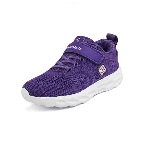 Dream Pairs Kids Boys Girls Lightweight Tennis Running Shoes Comfort Athletic Sneakers KD18001K PURPLE Size 5