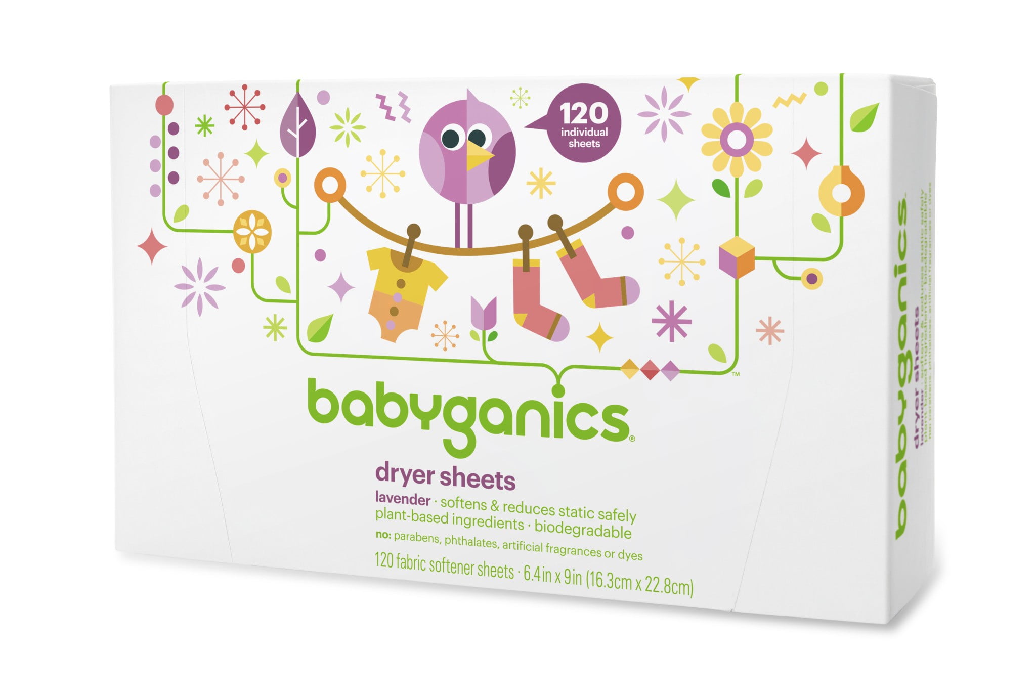 babyganics-dryer-sheets-lavender-120-loads-walmart-walmart