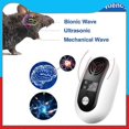 thumbnail image 2 of Ultrasonic Pest Repeller Rechargeable Rodents Mouse Rats Mice Repellent 360 Degree Multiple, 2 of 5