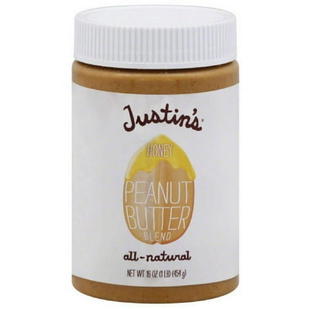 Justin's Peanut Butter Blend, Honey, 16 Ounce (Pack of 2)