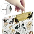 thumbnail image 3 of RYLABLUE Dogs Clipboard Hardboard Wood Nursing Clip Board and Pull for Standard A4 Letter 13x9 inches, 3 of 5