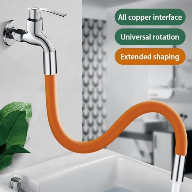 Tukinala Foaming Extension Tube with Connector 360 Degrees Faucet