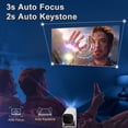 thumbnail image 3 of Salange Proyector Exterior Inteligente con Enfoque Automático de 1080p4K y Soporte Recargable de Batería Integrada, 3 of 9