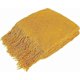 thumbnail image 1 of Knitted Throw Blanket Fringe Blush Yellow 50x60 | Decorative Tassel Boho Farmhouse Decor Couch Bed Sofa Fall Outdoor | Woven Modern Textured Afghan So, 1 of 5