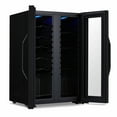thumbnail image 4 of Luma Shadow Series Wine Cooler Refrigerator 12 Bottle & 39 Can Dual Temperature Zones, Freestanding Mirrored Wine and Beverage Fridge with Double-Layer Tempered Glass Door & Compressor Cooling, 4 of 17