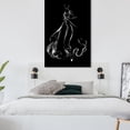 thumbnail image 2 of Wynwood Studio Canvas Elegant Dress Flow Fashion and Glam Dress Wall Art Canvas Print Black 36x24, 2 of 3