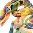 thumbnail image 3 of Wrapables® Lightweight Sheer Silky Feeling Chiffon Scarf, Cream Eco-Trendy, 3 of 5