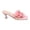 A-Pink396, variant on Bibifish Womens Block Heel Mule Sandals Romantic 3D Floral Square Toe Slip On Ladies Sandals Summer Daily Event Casual Sandals