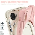 thumbnail image 5 of Case for Xiaomi Redmi Pad SE 8.7 inch 2024, 360 Degree Rotating Hand Grip Shockproof Cover with Shoulder Strap, Cherry Pink, 5 of 7