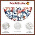 thumbnail image 3 of Fotbe Red Lobster Pattern Christmas Tree Skirt, Tree Skirts Plush Christmas Decorations, Christmas Tree Skirts Xmas Decorations Holiday Party Decor-30", 3 of 6