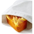 thumbnail image 2 of Organic Linen Bread Bags for Homebag Bread, 3pcs Reusable Large Bread Storage Bags with Plastic Lining for Sourdough, Loaf, Sandwiches,Keeping Bread Fresh, 2 of 8
