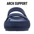 thumbnail image 3 of Litfun Cloud Slide Sandals for Women Soft Recovery Shower Shoes Orthopedic Slides with Arch Support, Navy Blue, 3 of 7