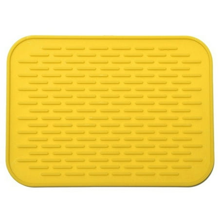 

Farfi Silicone Non Slip Saucepan Table Heat Insulation Mat Pad Holder Kitchen Tool (Yellow)