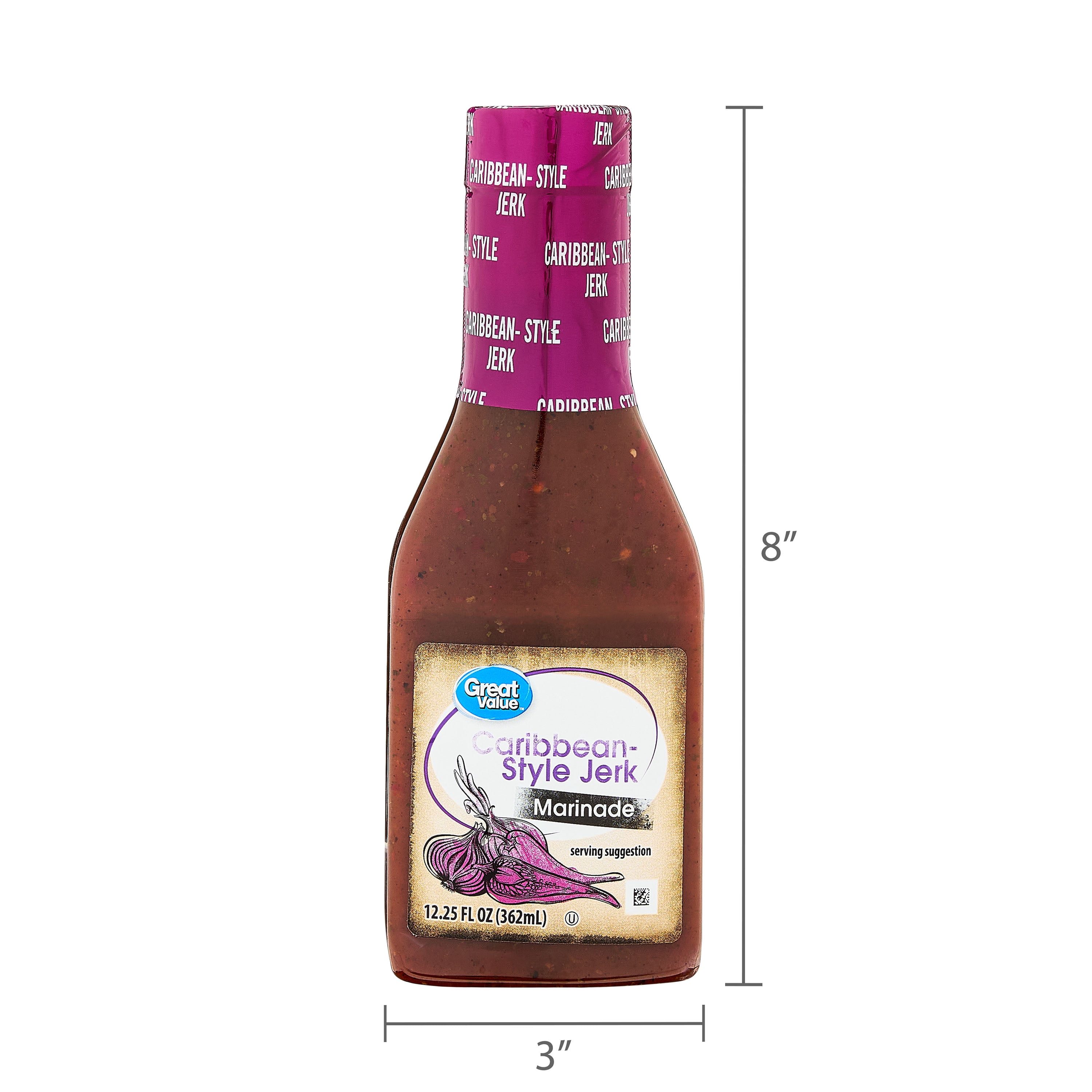 Great Value Caribbean-Style Jerk Marinade, 12.25 fl oz