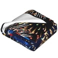 thumbnail image 2 of Bingfone Fireworks Print Flannel Fleece Blanket Throw Blanket for Bed,Sofa,Couch,Travel,Camping(80"x60" ), 2 of 8