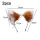 thumbnail image 2 of 2 PCS Wolf Fox Fur Ears Hairhoop Headwear Fancy Dress Party Disfraz de Halloween Diadema Hairband MFZFUKR CPB-SSW1770-5, 2 of 5