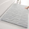 thumbnail image 1 of Tapete de entrada extra grueso de microfibra a rayas - Alfombra antideslizante para baño y cocina, absorbente de agua, ideal para la entrada de la cocina o el baño., 1 of 7