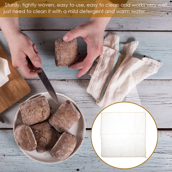 OUNONA 6Pcs Cotton Cheese Cloth for Straining Ricotta Butter and Cooking Kitchen Use
