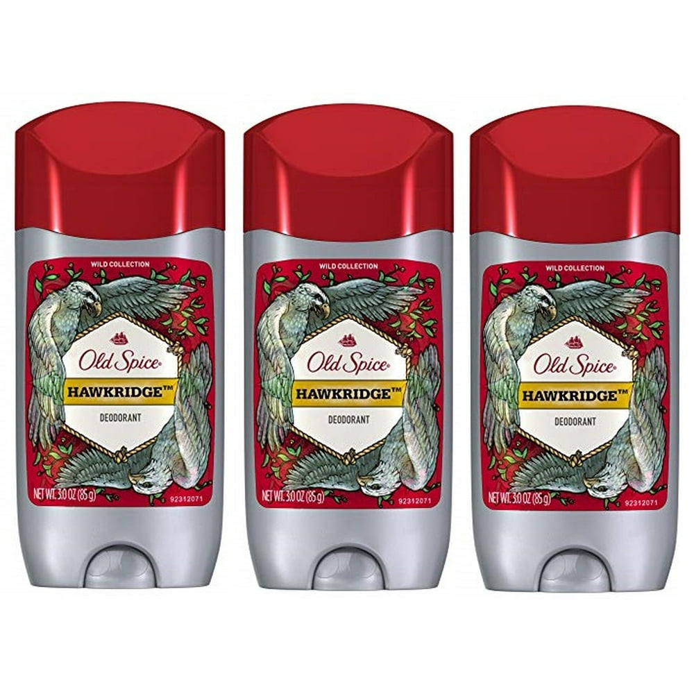 Old Spice Deodorant, Hawkridge, 3 Oz (Pack of 3)