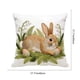 thumbnail image 3 of Funda de almohada de pelusa corta de 18 pulgadas, bonita funda de almohada decorativa bordada para sofá, dormitorio, sala de estar, decoración del hogar, cosas buenas de Pascua., 3 of 6