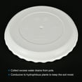 thumbnail image 3 of Unique Bargains 7' Plastic Wave Round Plant Pot Saucer Flower Drip Tray, White 6 Pack, 3 of 5