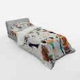 thumbnail image 2 of Ambesonne Animal Bedding Set 3 Pcs, Circus Fun Athlete Horse, Twin XL, Multicolor, 2 of 2