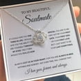 thumbnail image 2 of To My Beautiful Soulmate Necklace, Gift for Birthday, Valentine Gift, Birthday Gift, Meaningfull Gift for Girlfriend, 2 of 2