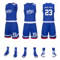 thumbnail image 3 of 2022 new basketball suit men's and women's Jersey printing student personality trend competition training suit sports vest, 3 of 5