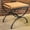 Saddle Brown, variant on International Caravan Iron Upholstered Vanity Stool