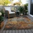 thumbnail image 6 of Addison Rugs Chantille Indoor/Outdoor Transitional Abstract Paprika Washable Rectangle Rug, 10' x 14', 6 of 6