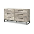 thumbnail image 3 of Signature Design by Ashley Casual Neilsville 6 Drawer Dresser, Whitewash, 3 of 8