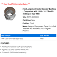 thumbnail image 2 of Front Alignment Caster Camber Bushing - Compatible with 1999 - 2017 Ford F-350 Super Duty RWD 2000 2001 2002 2003 2004 2005 2006 2007 2008 2009 2010 2011 2012 2013 2014 2015 2016, 2 of 2