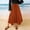 c01Red, variant on Hduncf Skirts for Women Elastic High Waist Long Skirt Solid Color Casual Flowy Tiered Skirt Trendy Summer Half Body Skirt Purple S