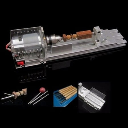 

DIY Mini Beaded Lathe Machine Fundamental Wood Lathe Cutting Polisher Table