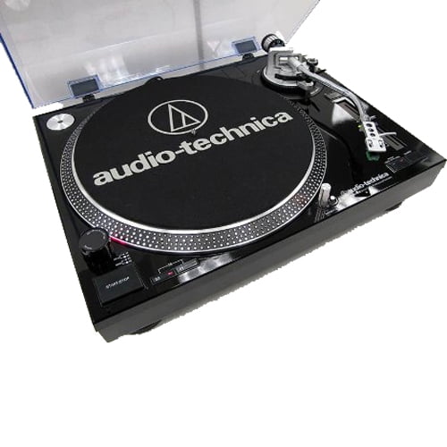 Audio-Technica LP120-USB (Silver) Manual direct-drive professional turntable  with USB output and built-in phono preamp at Crutchfield