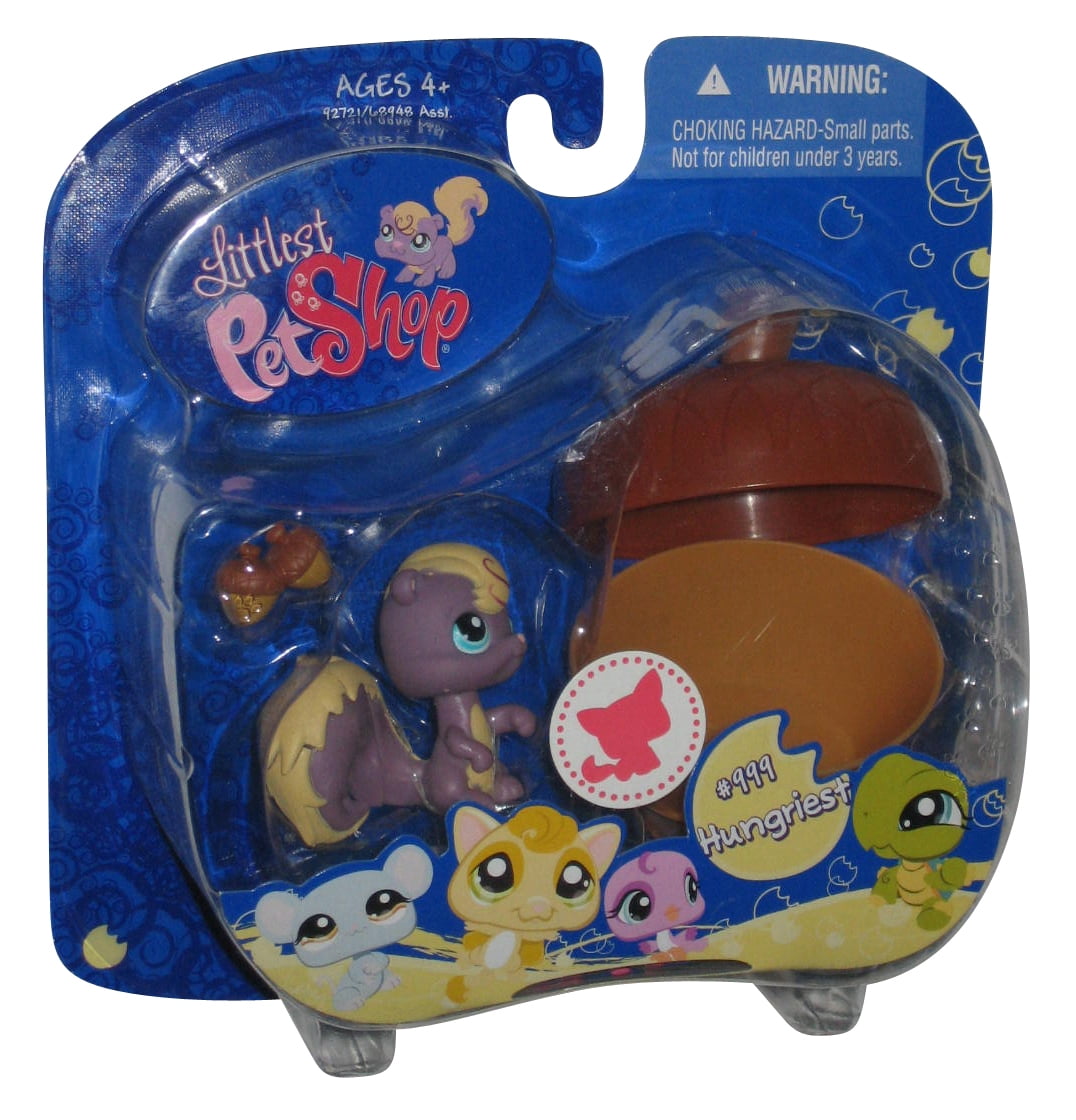 2006 Littlest Pet Shop Pairs Sweet N Neat Raccoon and Squirrel Log 195 196 for sale online 