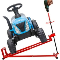 Lawn Mower Lift Jack, Lifting Platform 882 Lbs Capacity Telescopic Maintenance Jack with Manual Handle and Power Tool Extension Handle, Ride on Lawn Mower for Garden Tractors & Riding Lawn Mower