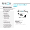 thumbnail image 2 of Sistema de Desinfección con Luz Ultravioleta PKUV-1-AAV-PK Classic Purikor, 2 of 3