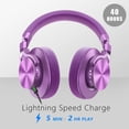 thumbnail image 2 of Srhythm NC75 Pro Noise Cancelling Headphones Wireless Bluetooth 5.0, Fast Charge over-Ear Lightweight Headset with Microphones,Mega Bass 40+ Hours’ Playtime, 2 of 8