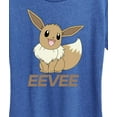 thumbnail image 3 of Pokémon - Pastel Eevee  - Women's Short Sleeve Graphic T-Shirt, 3 of 5