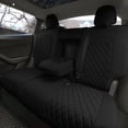 thumbnail image 3 of For 2020-2024 Tesla Model Y FH Group Waterproof Neoprene Custom Fit Made Car Seat Covers - Read Solid Black, 3 of 8