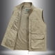 thumbnail image 5 of Chaleco informal de trabajo para hombre Chaleco de hombre Chaleco de hombre Chaleco de hombre de mediana edad Pesca Talla grande Suelto, 5 of 5