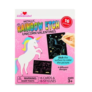 Paint with Water Valentines - Unicorn