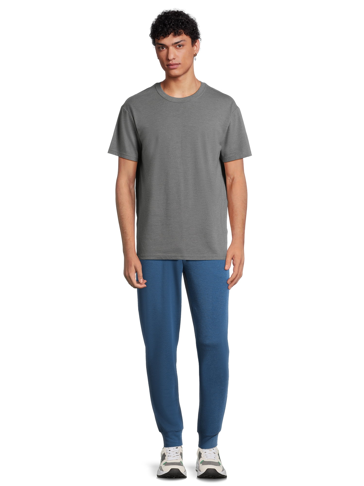 Athletic Works Men's and Big Men's Active Knit Jogger Pants, Sizes XS-5XL