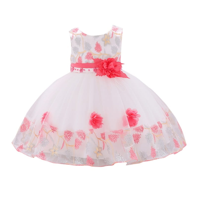 Children Formal Clothes Kids Fluffy Dress Girls Clothes For Wedding