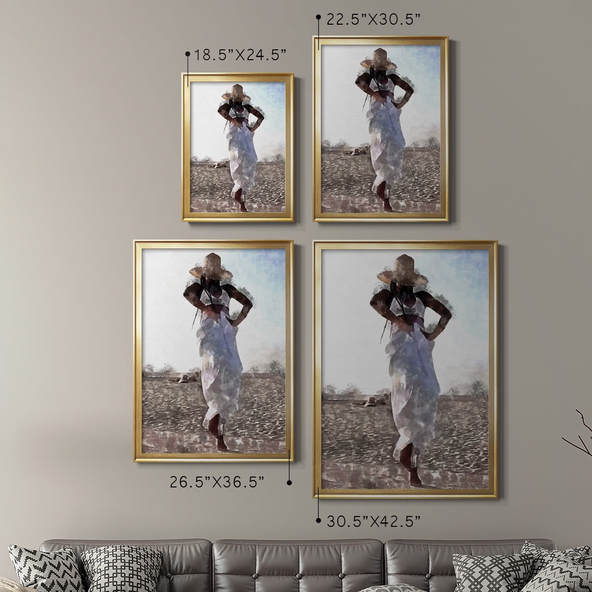 Her Dance I Premium Framed Print - Ready to Hang