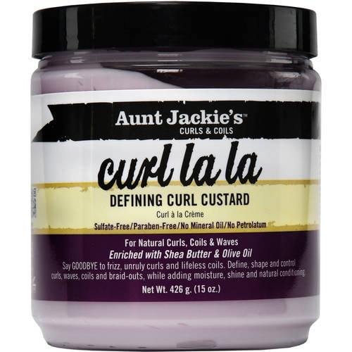 Aunt Jackie's Curl La La Moisturizing Shine Enhancing Hair Defining Custard  Cream, 15 oz - Walmart.com