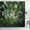 Green, variant on Green Shower Curtain Tropical Rainforest Wild Print for Bathroom 75 Inches Long